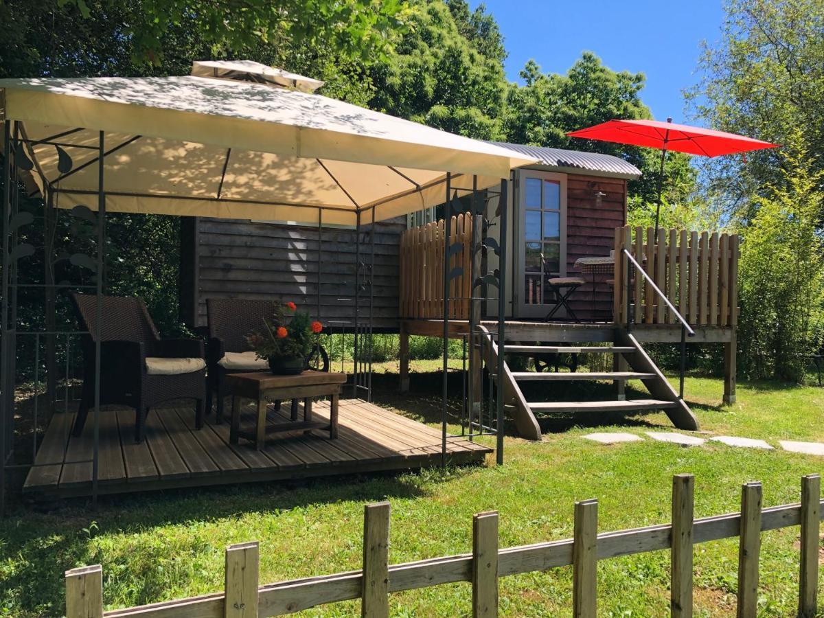 The Dordogne Huts With Private Pool And Jacuzzi Villa Payzac  Eksteriør bilde